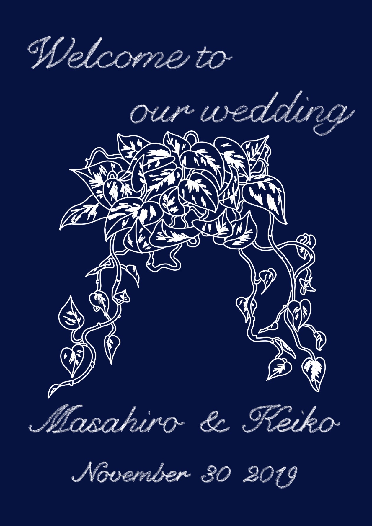 結婚式ウェルカムボード